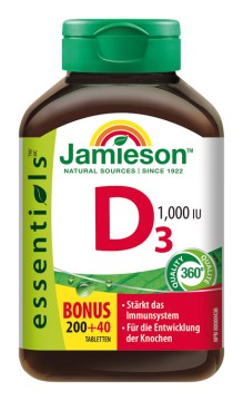 Jamieson Vitamin D3 1000 IU 240Tbl.