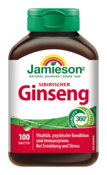 Jamieson Sibirischer Ginseng 650 mg 100 Tbl.