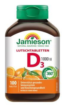 Jamieson Vitamin D3 1000 IU Orange 100 Tbl.